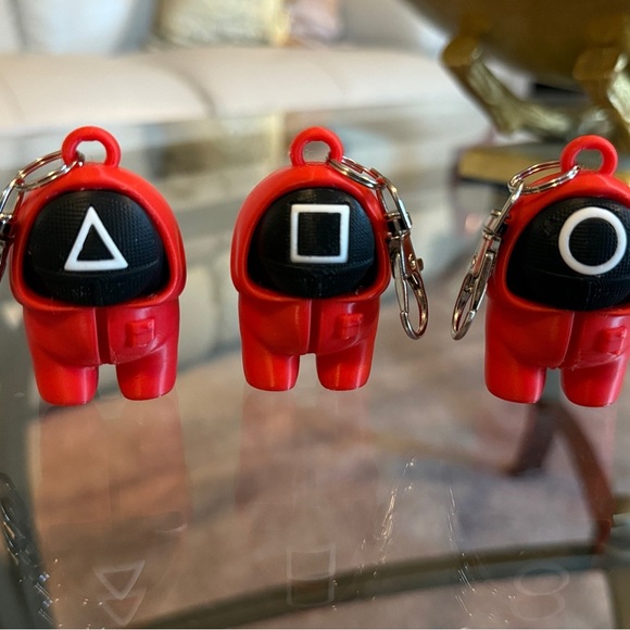 3D Printed Squid Game Keychains. - Picture 2 of 5